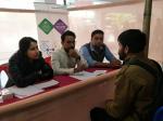 Interview in Progress during Jobmela